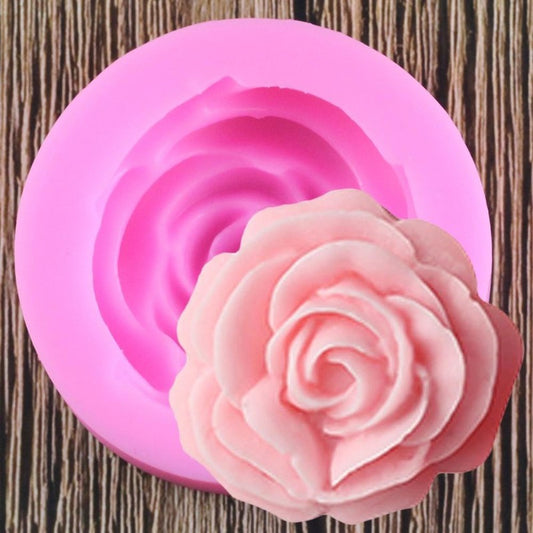 Fluffy Rose Flower Mold