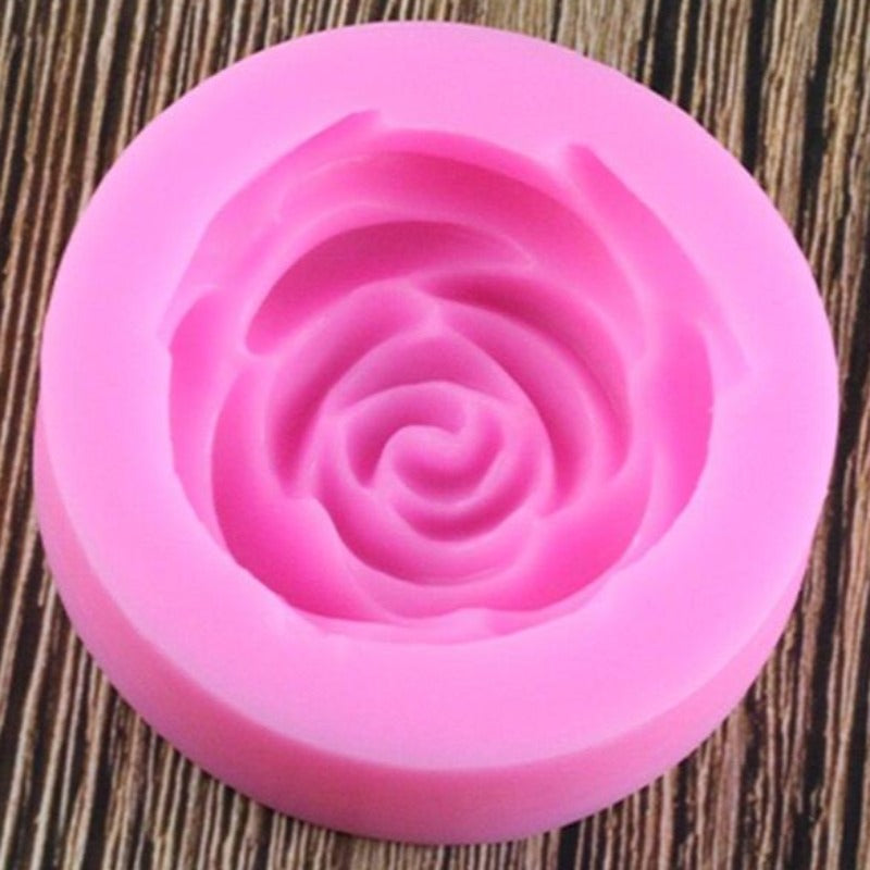 Fluffy Rose Flower Mold