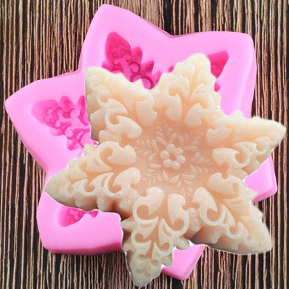 3D Winter Snowflake Mold