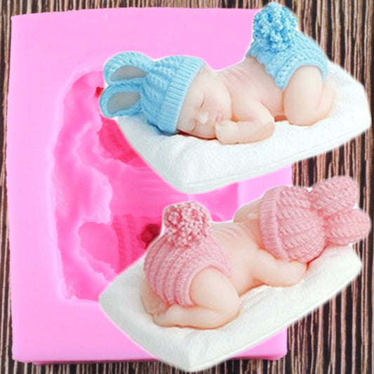 Sleeping Baby Soap Mold