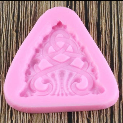 Triangular Abstract Pattern Relief Silicone Mold