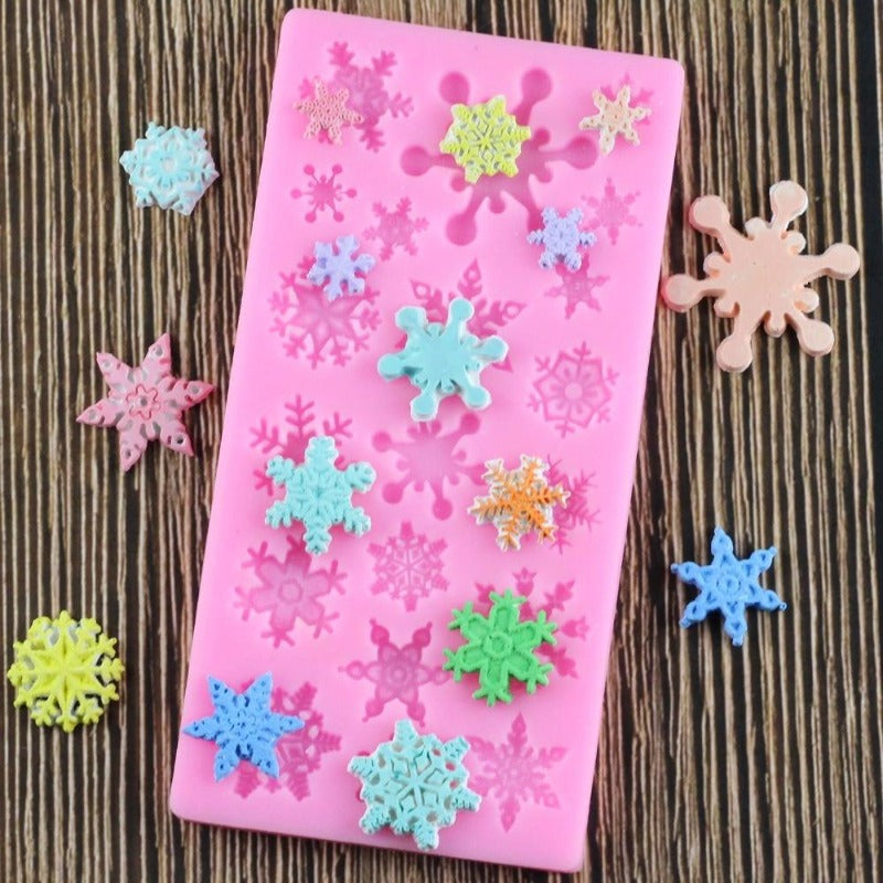 Assorted Snowflakes Silicone Mold