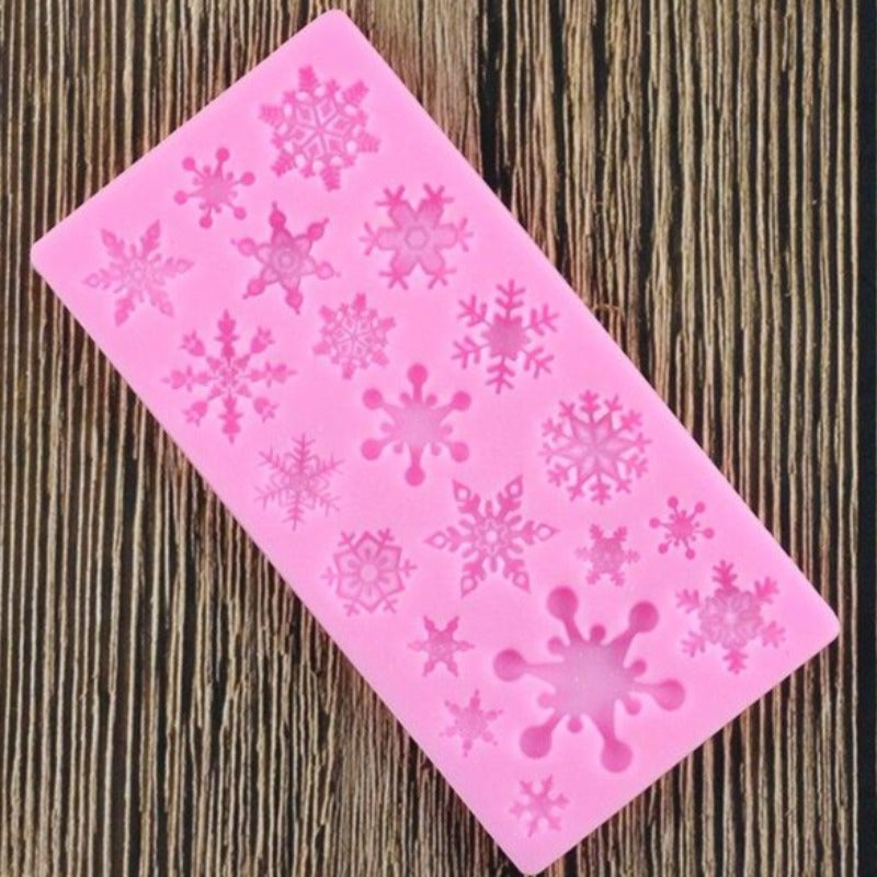 Assorted Snowflakes Silicone Mold