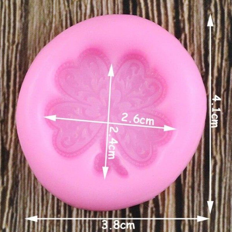 Luxurious Four Leaf Clover Silicone Mold