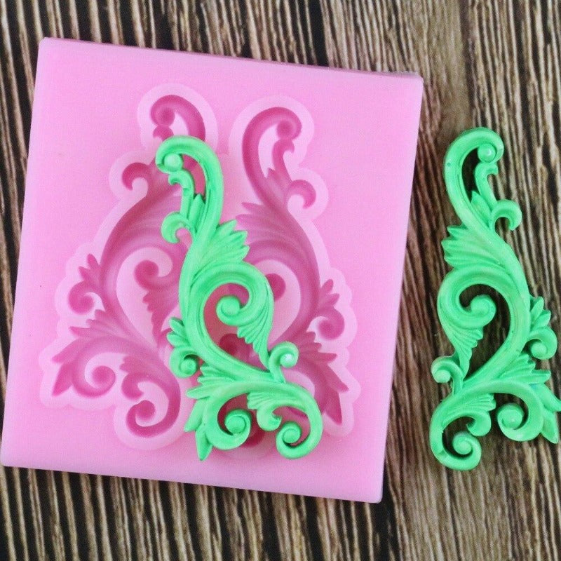 Abstract Lace Pattern Silicone Mold