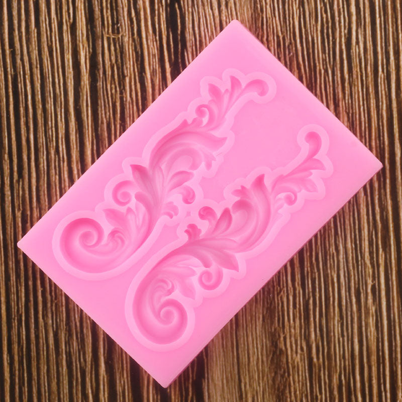 Baroque Accent Silicone Mold