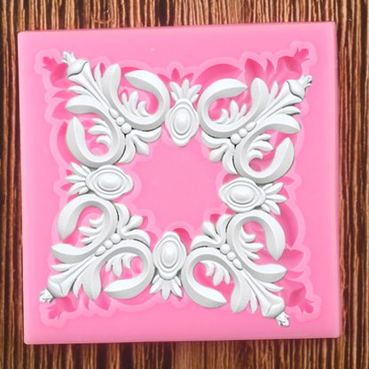 3D Flower Scroll Mold