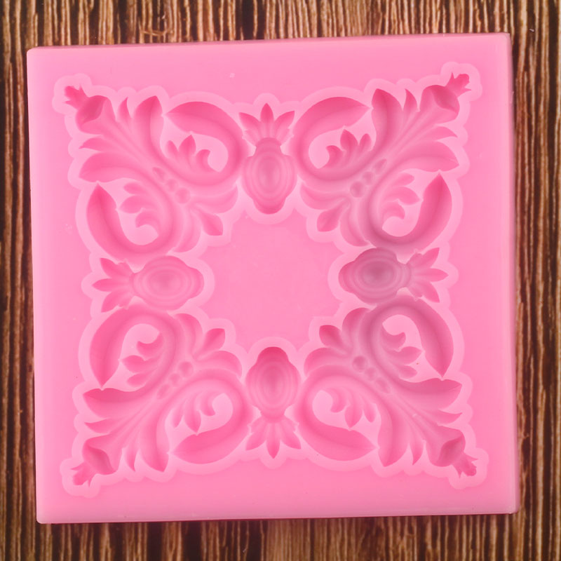 3D Flower Scroll Mold