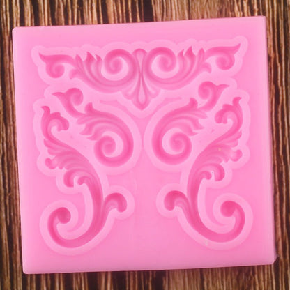 European Scroll Border Mold