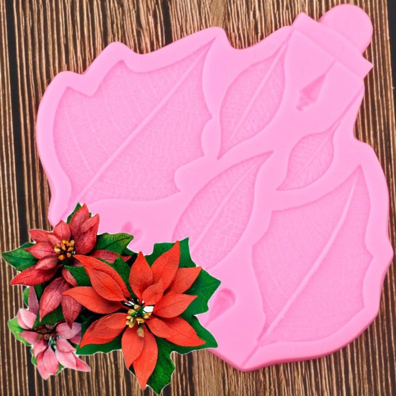 Poinsettia Flower Mold