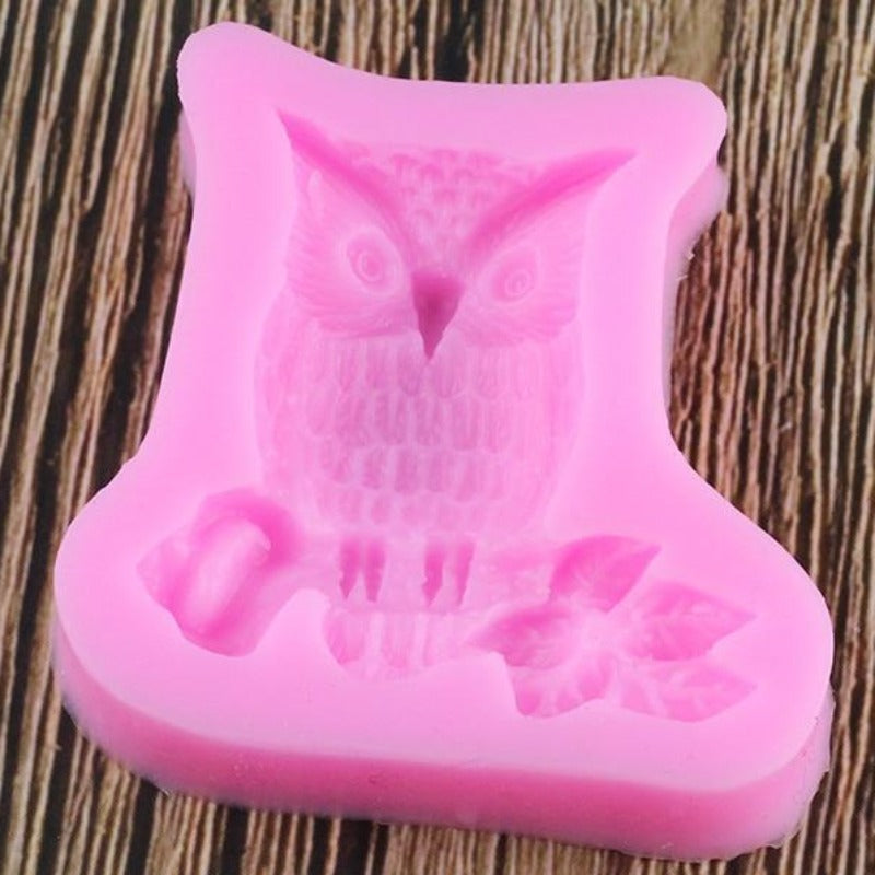 'Owl on a Branch' Silicone Mold